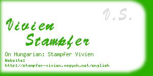 vivien stampfer business card